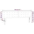 Têtes de lit 2 pcs Gris 80x5x78/88 cm Similicuir