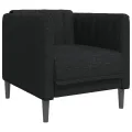 Fauteuil noir tissu