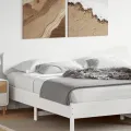 Tête de lit blanc 180 cm bois massif de pin
