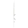 Tête de lit blanc 180 cm bois massif de pin