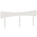 Tête de lit blanc 180 cm bois massif de pin