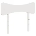 Tête de lit blanc 75 cm bois massif de pin