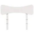 Tête de lit blanc 75 cm bois massif de pin