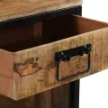 Table de chevet 40x35x40 cm bois de manguier massif