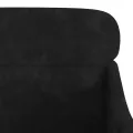 Fauteuil Noir 63x76x80 cm Velours