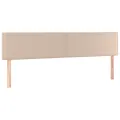 cadre de lit matelas cappuccino 120x190cm similicuir