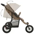 Poussette pour bébé Taupe Acier