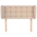 Tête de lit avec oreilles Cappuccino 93x23x78/88 cm Similicuir