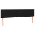 cadre de lit avec matelas LED Noir 180x200 cm Tissu