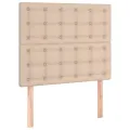 Têtes de lit 2 pcs Cappuccino 90x5x78/88 cm Similicuir
