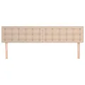 Têtes de lit 2 pcs Cappuccino 90x5x78/88 cm Similicuir