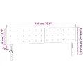 Têtes de lit 2 pcs Cappuccino 90x5x78/88 cm Similicuir