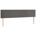 cadre de lit et matelas gris foncé 120x190cm velours