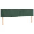 cadre de lit avec matelas vert foncé 120x190 cm