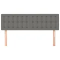 Têtes de lit 2 pcs Gris foncé 72x5x78/88 cm Tissu