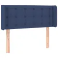 Tête de lit à LED Bleu 103x16x78/88 cm Tissu