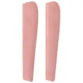 Tête de lit avec oreilles Rose 103x23x118/128 cm Velours