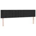 cadre de lit avec matelas noir 120x190 cm similicuir