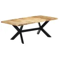 Table de salle à manger 200x100x75 cm Bois de manguier solide