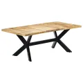 Table de salle à manger 200x100x75 cm Bois de manguier solide