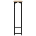 Table console chêne sonoma 75x19,5x75 cm bois d'ingénierie
