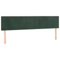 cadre de lit avec matelas vert foncé 120x190 cm