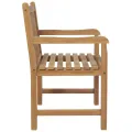 Chaises de jardin 2 pcs avec coussins noir Bois de teck massif