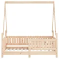 Cadre de lit pour enfant 70x140 cm bois de pin massif