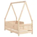 Cadre de lit pour enfant 70x140 cm bois de pin massif