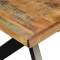 Table de salle à manger Bois massif recyclé Acier 180 cm