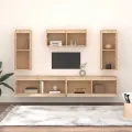 Meubles TV 5 pcs Bois massif de pin
