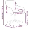 Chaises pivotantes salle à manger 2 pcs Rouge bordeaux Velours