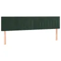 cadre de lit avec matelas vert foncé 120x190 cm