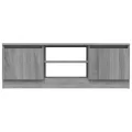 Meuble TV avec porte Sonoma gris 102x30x36 cm