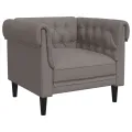 Ensemble de canapés 3 pcs taupe tissu