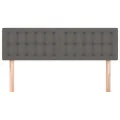 Têtes de lit 2 pcs Gris 72x5x78/88 cm Similicuir