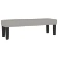 cadre de lit avec matelas Gris clair 160x200cm Tissu