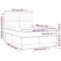 cadre de lit avec matelas Blanc 140x200cm Similicuir