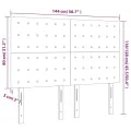 Têtes de lit 4 pcs Blanc 72x5x78/88 cm Similicuir