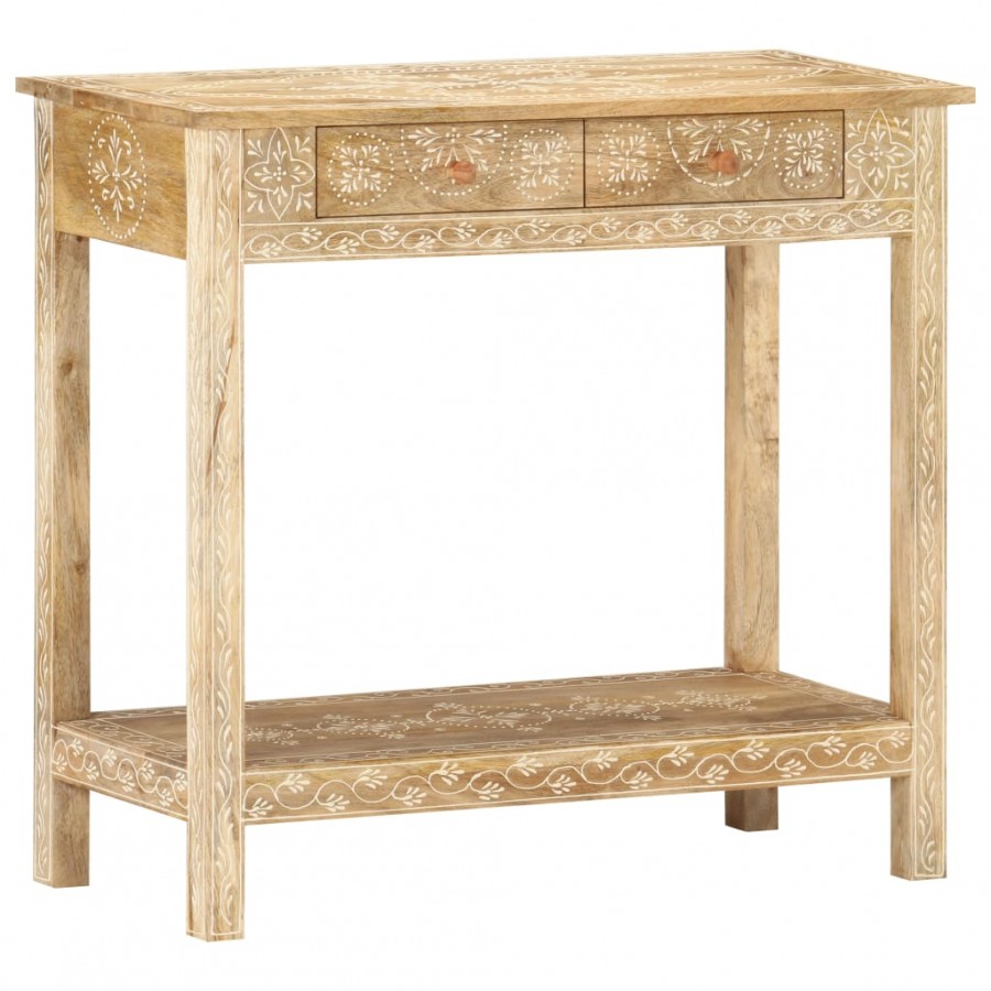 Table console 80x35x74 cm Bois de manguier massif