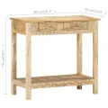 Table console 80x35x74 cm Bois de manguier massif