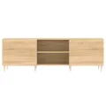 Meuble TV chêne sonoma 150x30x50 cm bois d'ingénierie