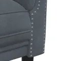 Ensemble de canapés 3 pcs gris foncé velours