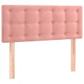 Tête de lit à LED Rose 80x5x78/88 cm Velours
