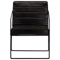 Fauteuil Noir Cuir véritable