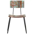 Chaises de salle à manger 2 pcs Bois de récupération solide