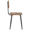 Chaises de salle à manger 2 pcs Bois de récupération solide
