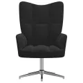 Chaise de relaxation Noir Velours
