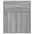 Buffet sonoma gris 60x31x70 cm bois d'ingénierie