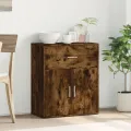 Buffet chêne fumé 60x31x70 cm bois d'ingénierie